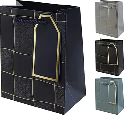 Пакет подарочный ТАМ-ТАМ Клетка 12*15*7см арт.20285684