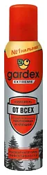 Аэрозоль-репеллент ГАРДЕКС Экстрим от всех летающих кровососущих насекомых и клещей 150мл