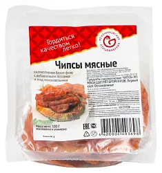 Куриные чипсы МЕЖЕНИНОВСКАЯ ПФ с/в 100г