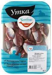Желудок утенка УЛЫБИНО с/м 500г