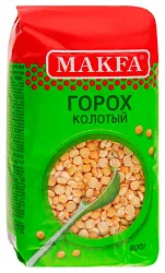 Горох МАКФА колотый м/у 800г