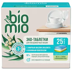 Таблетки для ПММ БИО-МИО Био-Табс Мульти Эвкалипт 25шт