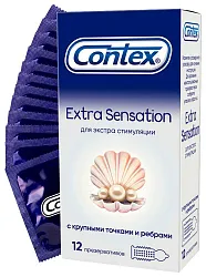 Презервативы КОНТЕКС №12 С ребрами и точками