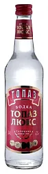 Водка ТОПАЗ Люкс 38% ст/б 0.5л