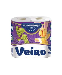 Бумажные полотенца ВЕЙРО Классик 2сл 2рул