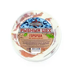 Горбуша РЫБНЫЙ ЦЕХ филе-ломтики в белом соусе 170г