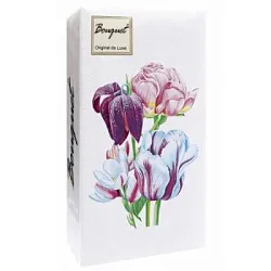 Салфетки БУКЕТ Оригинал де люкс Весенний букет 33*33см 2сл 1/8 сложение 20шт