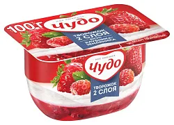 Десерт творожный ЧУДО клубника земляника бзмж 4% 100г
