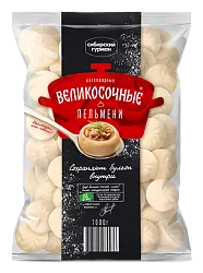 Пельмени СИБИРСКИЙ ГУРМАН Великосочные 1000г