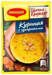 Суп МАГГИ Горячая кружка куриный с сухарями 19г