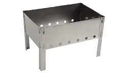Мангал ЭКОС сборный 35*24*24см+4 шампура