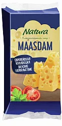 Сыр НАТУРА Маасдам бзмж 45% 180г
