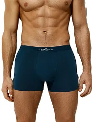 Трусы мужские ОМСА боксеры с открытой резинкой синие р.50 арт.OmB1334-1