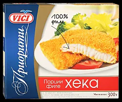 Филе хека ВИЧИ порции в панировке 300г