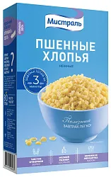 Хлопья МИСТРАЛЬ Пшенные Нежные карт/уп 400г