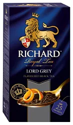 Чай РИЧАРД Роял Лорд Грей черный 25пак