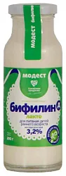 Молоко МОДЕСТ Детское Бифилин-Д лакто бзмж 3.2% ст/б 200г