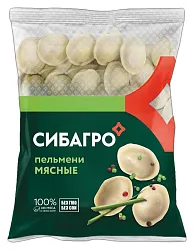 Пельмени СИБАГРО мясные 900г
