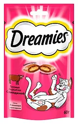 Лакомство для кошек ДРИМЕС с говядиной 60г