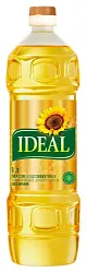 Масло подсолнечное ИДЕАЛ рафинированное 1л