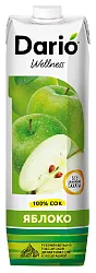 Сок ДАРИО Велнес яблоко 1л