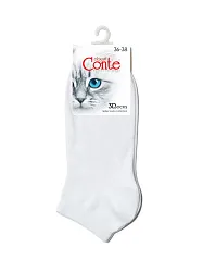 Носки женские КОНТЕ Элегант 3Д Сокс белые р.25-27 арт.24С-3СП