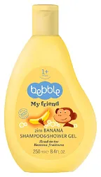 Шампунь-гель детский БИББЛ банан 2в1 250мл
