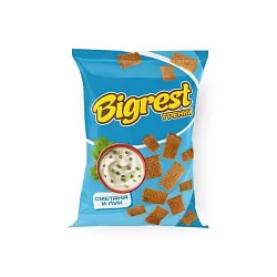 Гренки БИГРЕСТ сметана с луком 40г