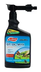 Средство ДОКТОР КЛАУС Инсект Супер Эжектор от ос и мух 1л