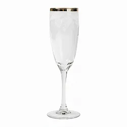 Набор бокалов Зимний лес для шампанского с узором 2шт арт.536535