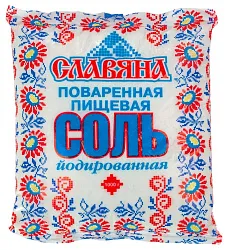 Соль СЛАВЯНОЧКА йодированная м/у 1кг
