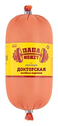Колбаса ПАПА МОЖЕТ Докторская премиум 400г