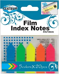 Листки-индексы ЦЕНТРУМ 5цв 20л арт.83506