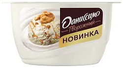 Творожный продукт ДАНИССИМО мороженое с грецким орехом и карамелью бзмж 6.1% 130г