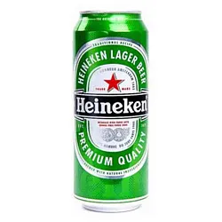 Пиво ХАЙНЕКЕН светлое фильтрованное пастер 5% ж/б 0.5л