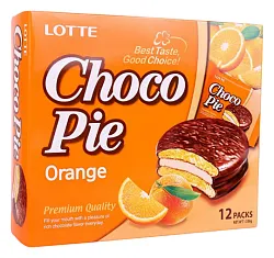 Печенье ОРИОН Чоко-Пай апельсин 12шт 360г