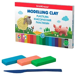 Пластилин ЭРИК КРАУЗЕ Классический 18цв