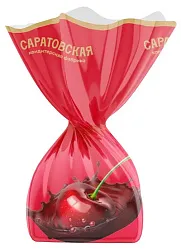 Конфеты САРАТОВСКАЯ КФ Вишня ассорти весовые