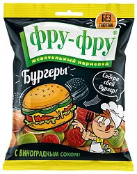 Жевательный мармелад СЛАДКАЯ СКАЗКА Фру-Фру Бургеры 80г