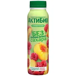 Биойогурт АКТИБИО персик малина бзмж 1.5% 260г