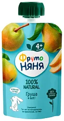Пюре ФРУТОНЯНЯ грушевое натуральное м/у 90г
