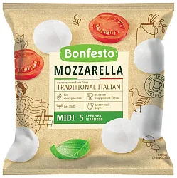 Сыр БОНФЕСТО Моцарелла бзмж 45% 125г