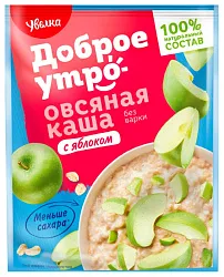 Каша овсяная УВЕЛКА яблоко м/у 40г