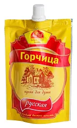 Горчица РУССКИЙ АППЕТИТ Столовая д/пак 120г