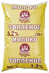 Молоко БЕЛЫЙ ЗАМОК топленое бзмж 3.2% п/пак 900г