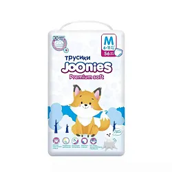 Подгузники-трусики ДЖУНИС Премиум Софт M 6-11кг 56шт