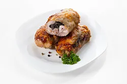 Рулет из курицы с грибами