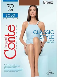 Колготки КОНТЕ Соло 70ден бронзо 2