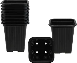 Горшок для рассады 7*7*8см квадратный 10шт