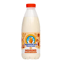 Молоко ДЕРЕВЕНСКОЕ МОЛОЧКО топленое бзмж 4% пэт 850г